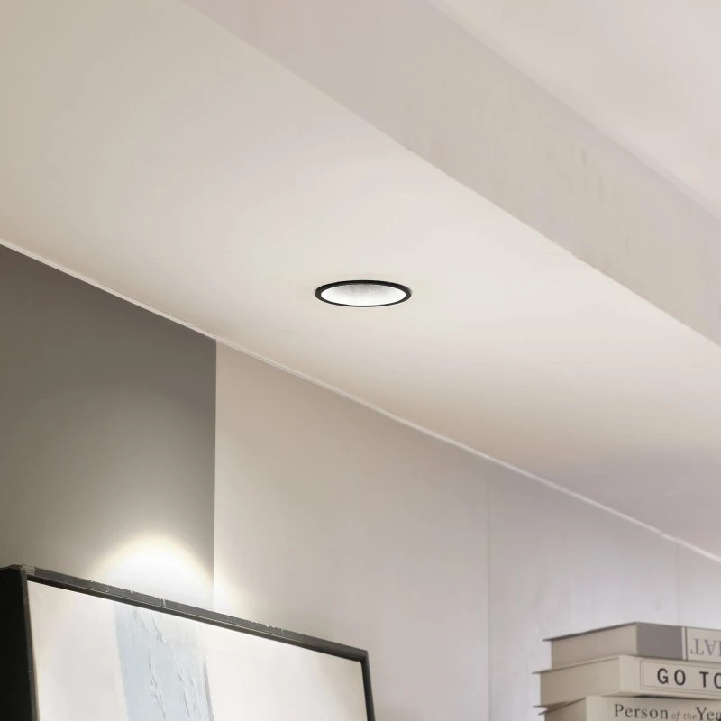 Arcchio Niria Foco LED Empotrado Negro 4000K Redondo