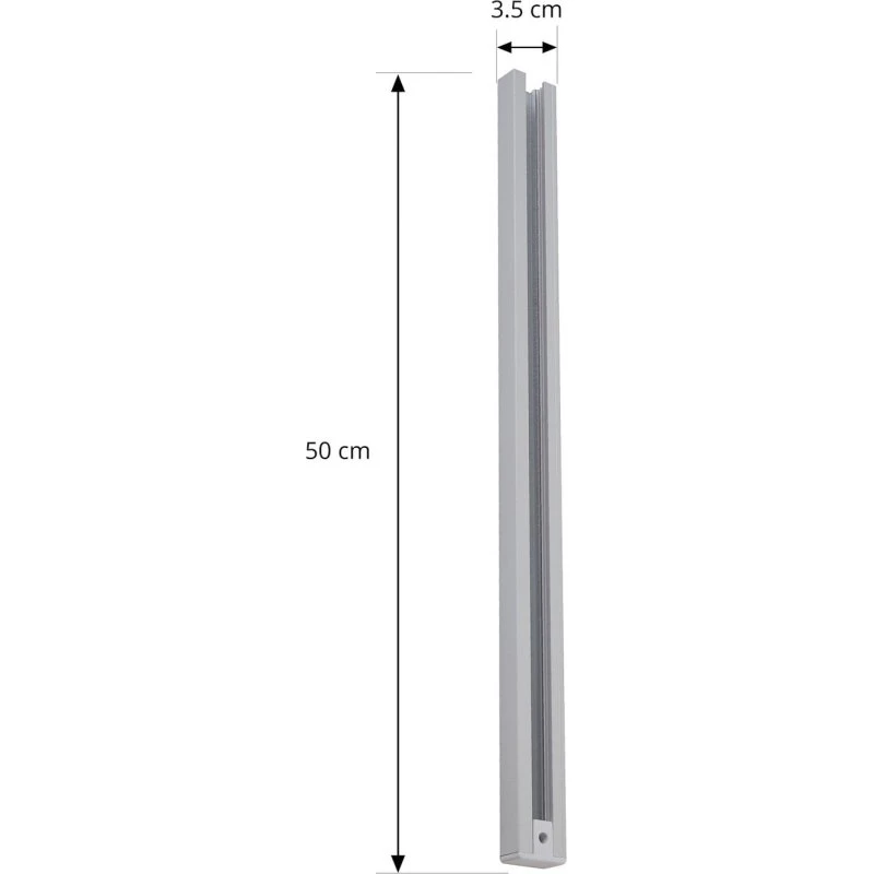 Linaro Regleta L50 Blanco Lindby - Riel de Aluminio de 50 cm