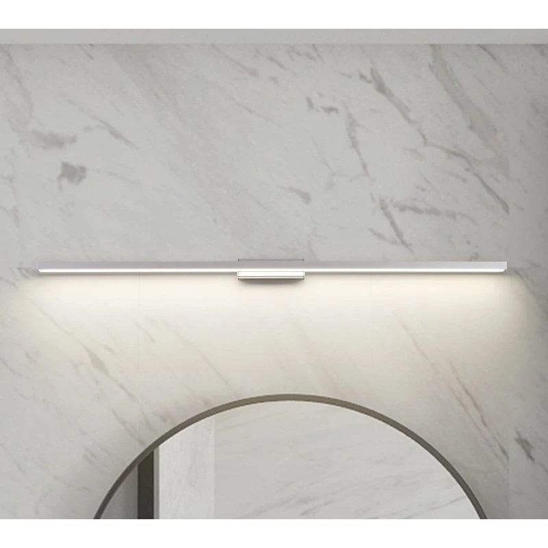 Lindby Alenia Aplique LED para Espejo de Baño, 120cm, Gris