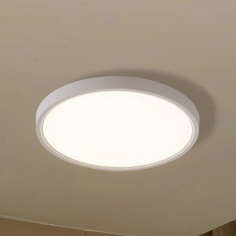 Lindby Smart Plafón LED Deika Ø40 cm Blanco - Tuya RGB/CCT