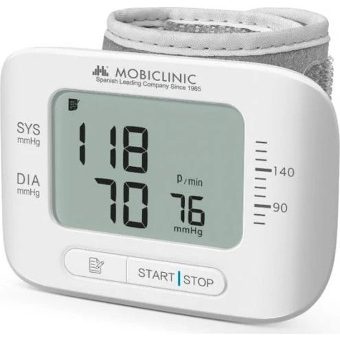 Mobiclinic Vitalpress Tensiómetro de muñeca LCD - Detección arritmias