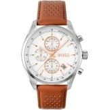 BOSS Grand Prix 44 Cronógrafo Marrón y Blanco 1514313