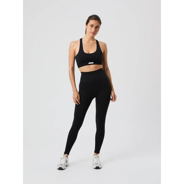 Björn Borg Studio Seamless Ribbed Tights - Negro