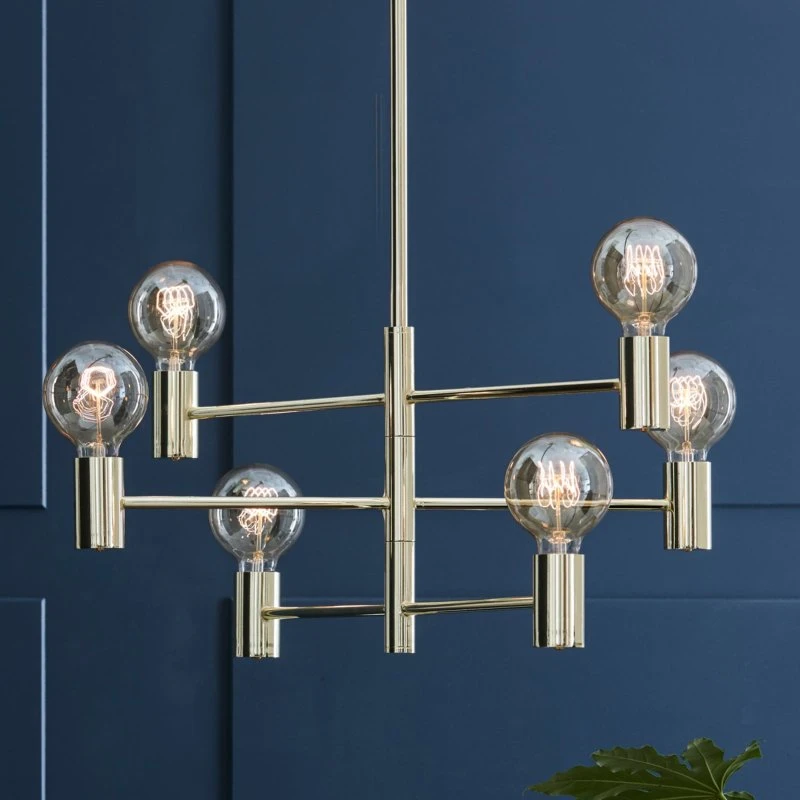Markslöjd Lámpara Colgante Capital Latón 6 Luces