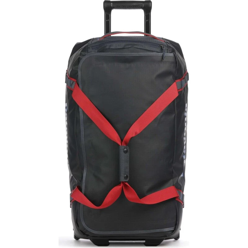Patagonia Black Hole Wheeled Duffel 70L Smolder Blue/Amanita Red