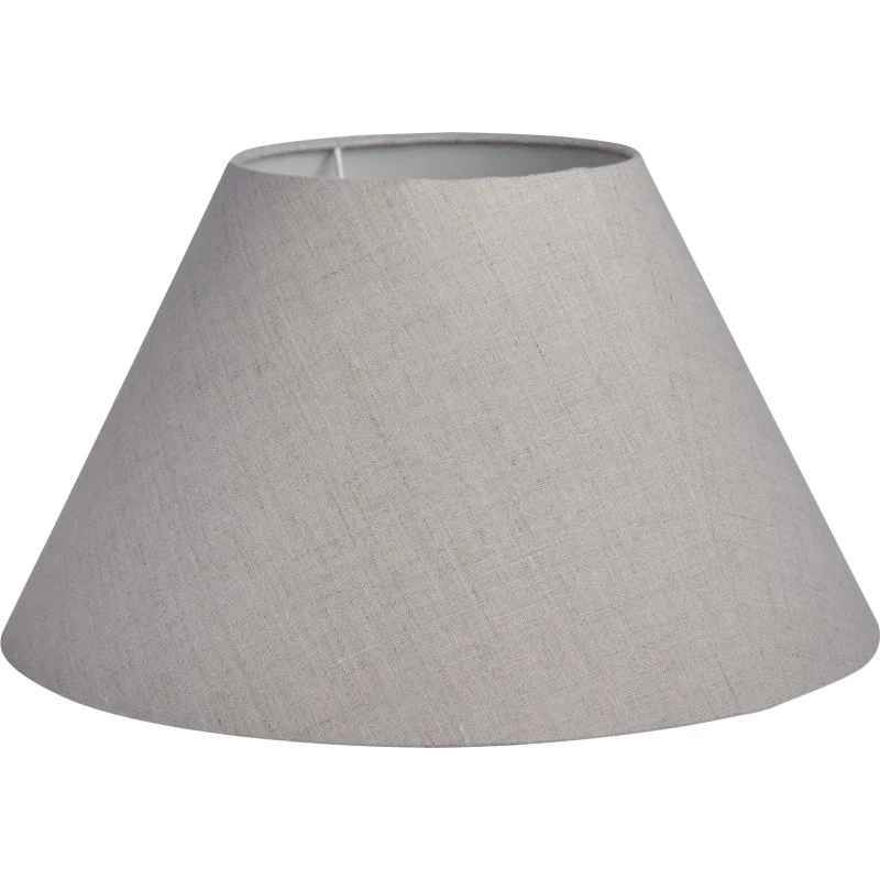 Watt & Veke Pantalla de lámpara Basic wide Natural Ø35 cm