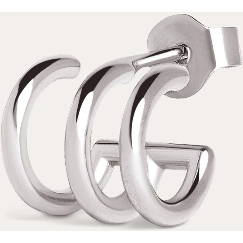 Marca: Pendiente Suelto Aro Trio Plata 925