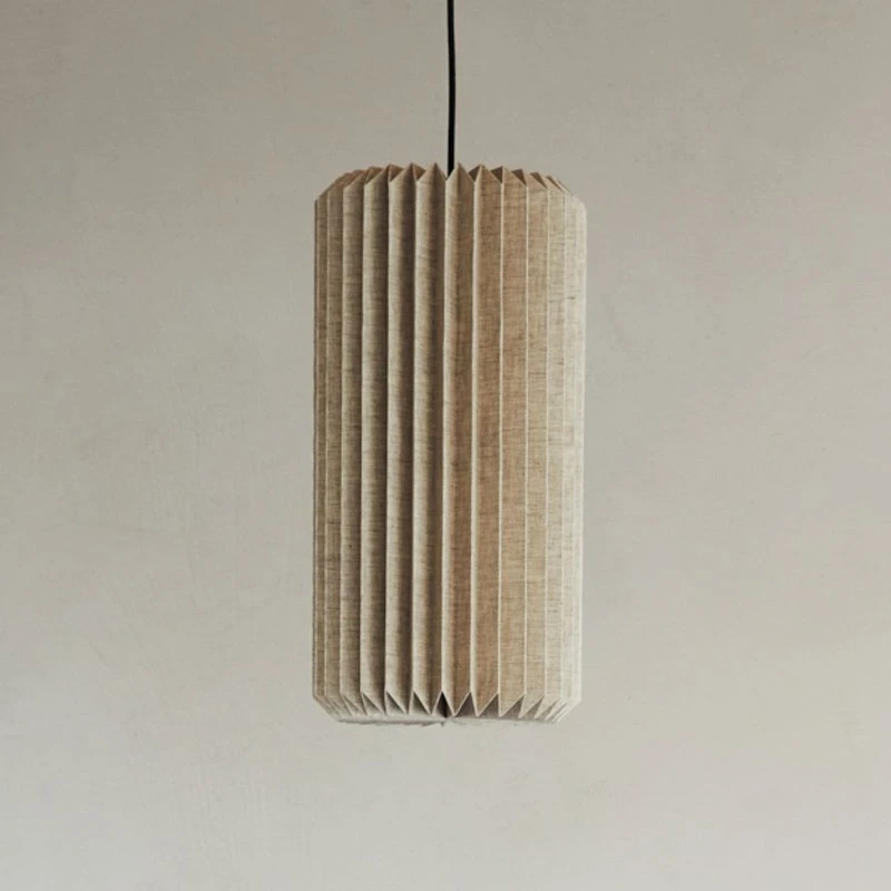 Watt & Veke Lámpara Colgante Alba Ø 26 cm, Lino Natural