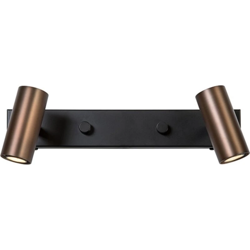 Belid Cato Aplique de Pared Doble Oxid/Negro 31 cm