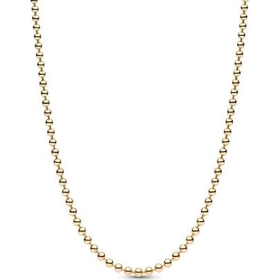 Pandora Moments Collar Cuentas Oro 14K 50cm