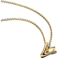 Pandora Collar Corazón Forma Orgánica 14k