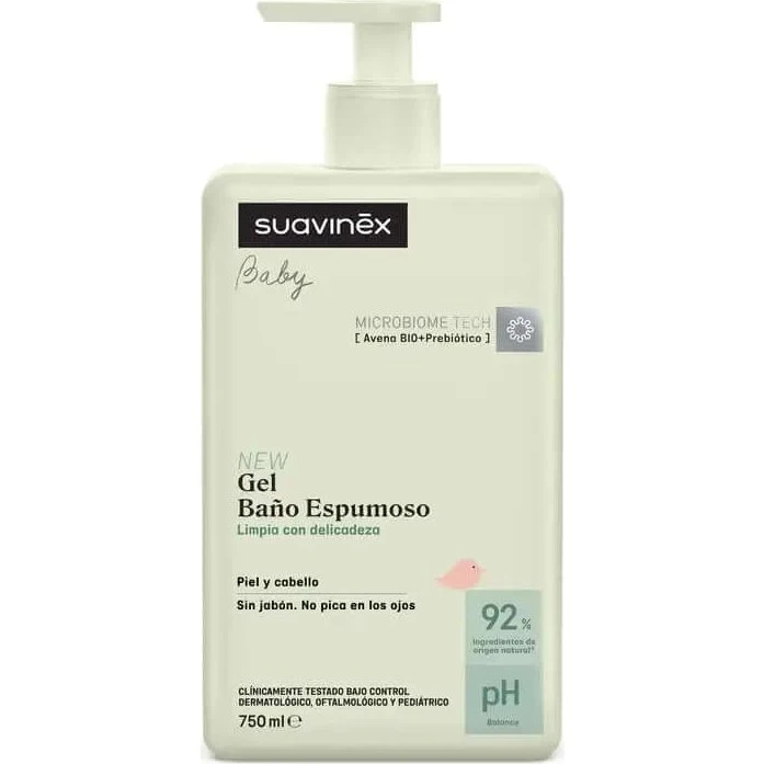 Suavinex Bebé Gel de Baño Espumoso 750 ml