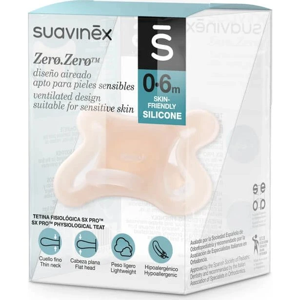 Suavinex Chupete Fisiológico SX Pro Zero Zero Silicona 0-6 meses