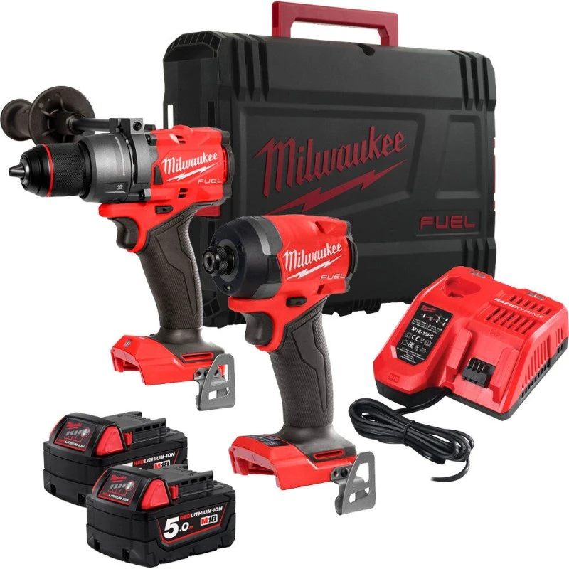 Milwaukee M18 FPP2A2-502X Powerpack Taladro + Atornillador