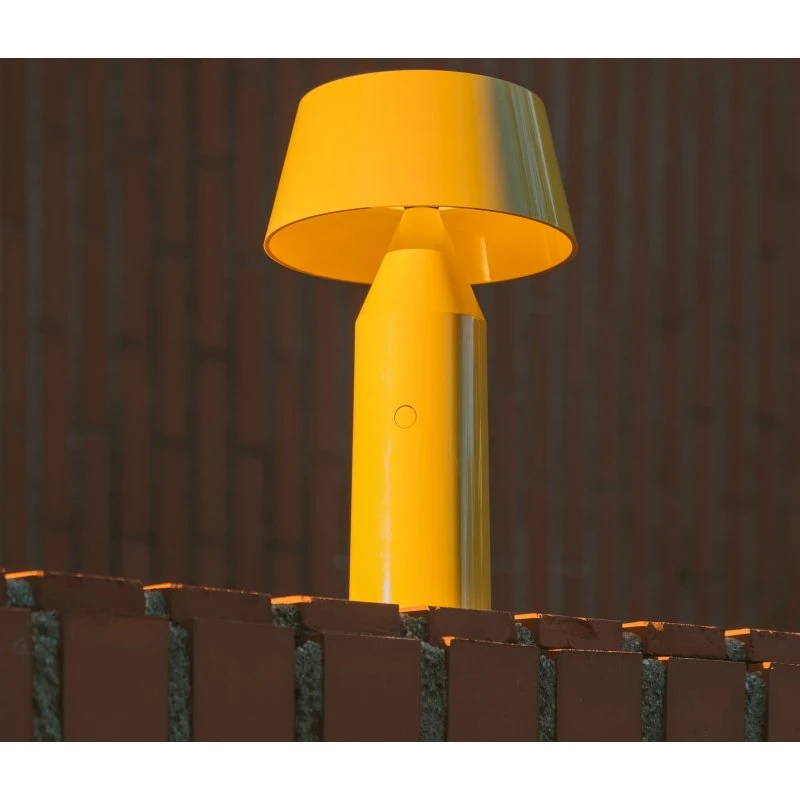 Marset Bicoca Lámpara de Mesa LED Recargable - Amarillo