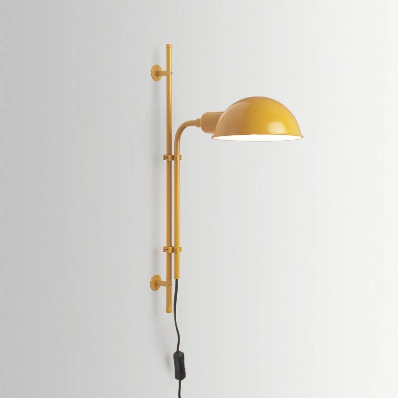 Marset Funiculí A Aplique de Pared - Amarillo Mostaza