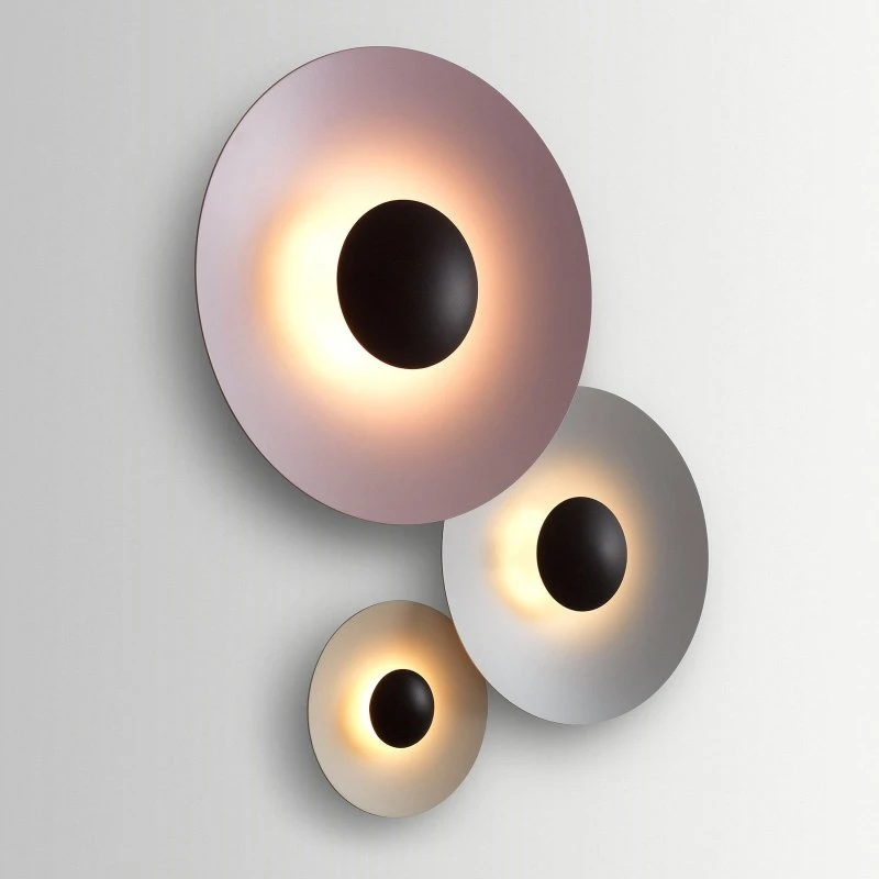 Marset Ginger 32C Aplique LED de Pared Lila Ø32cm
