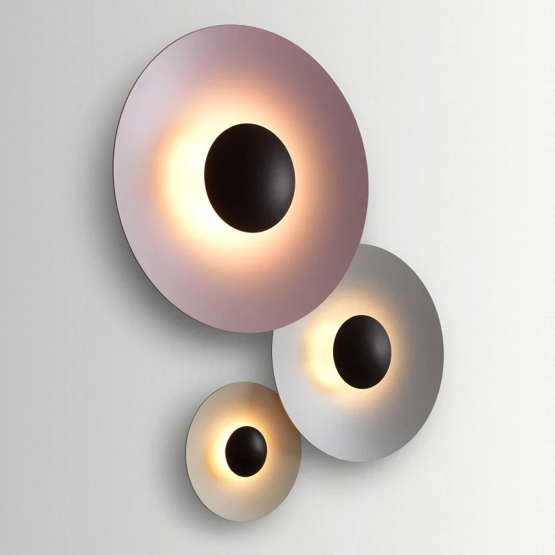 Marset Ginger 32C Aplique LED Gris Piedra Ø32cm