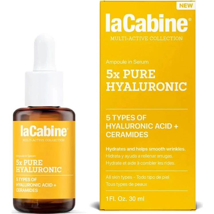 La Cabine Suero Facial 5 x Hialurónico Puro, 30 ml