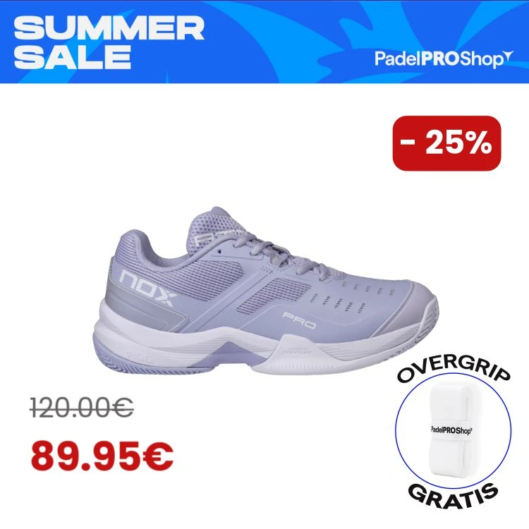 Nox AT10 Pro Zapatillas de Pádel Morado/Blanco