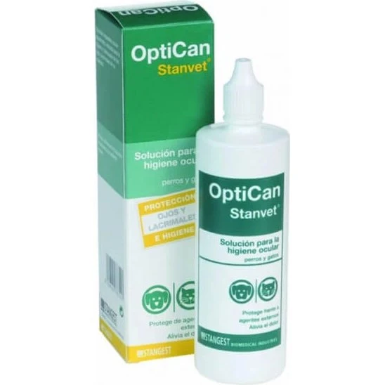 Stangest Optican 125ml - Limpiador y Lubricante Ocular para Mascotas