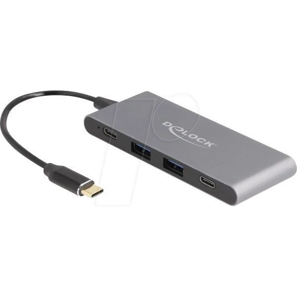 Delock 4 Puertos USB-C con 2 USB-A