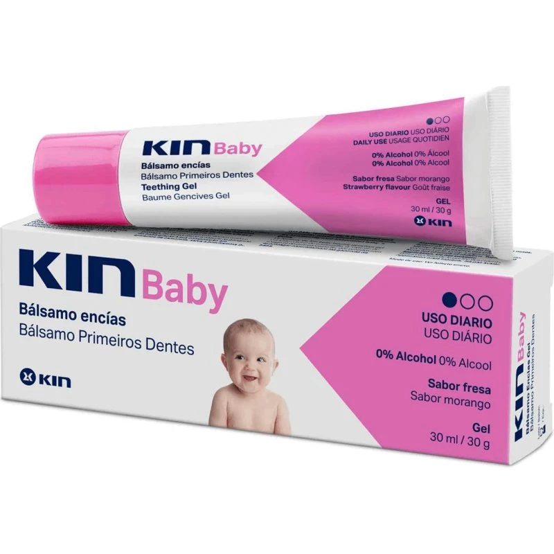 Kin Baby Gel para la Dentición Sabor Fresa 30 ml