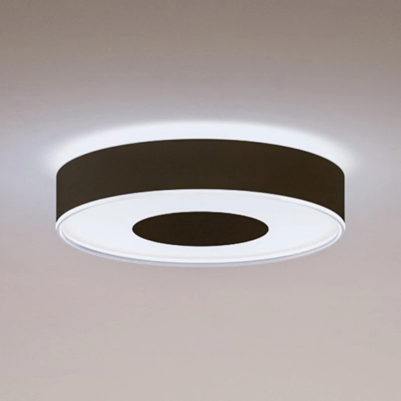 Philips Hue Infuse Plafón LED de 38,1 cm, Negro, Atenuable