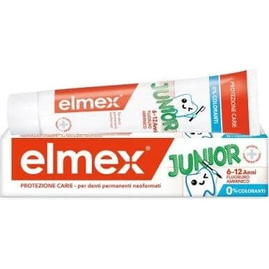 Elmex Pasta Dentífrica Junior 75 ml para Niños de 6 a 12 Años