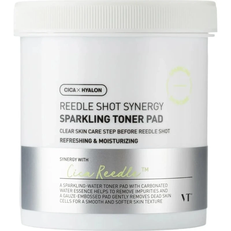 VT Cosmetics Reedle Shot Synergy Sparkling Toner Pads 80 Pads
