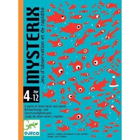 Mysterax - Juego de Observación y Rapidez con 54 Cartas