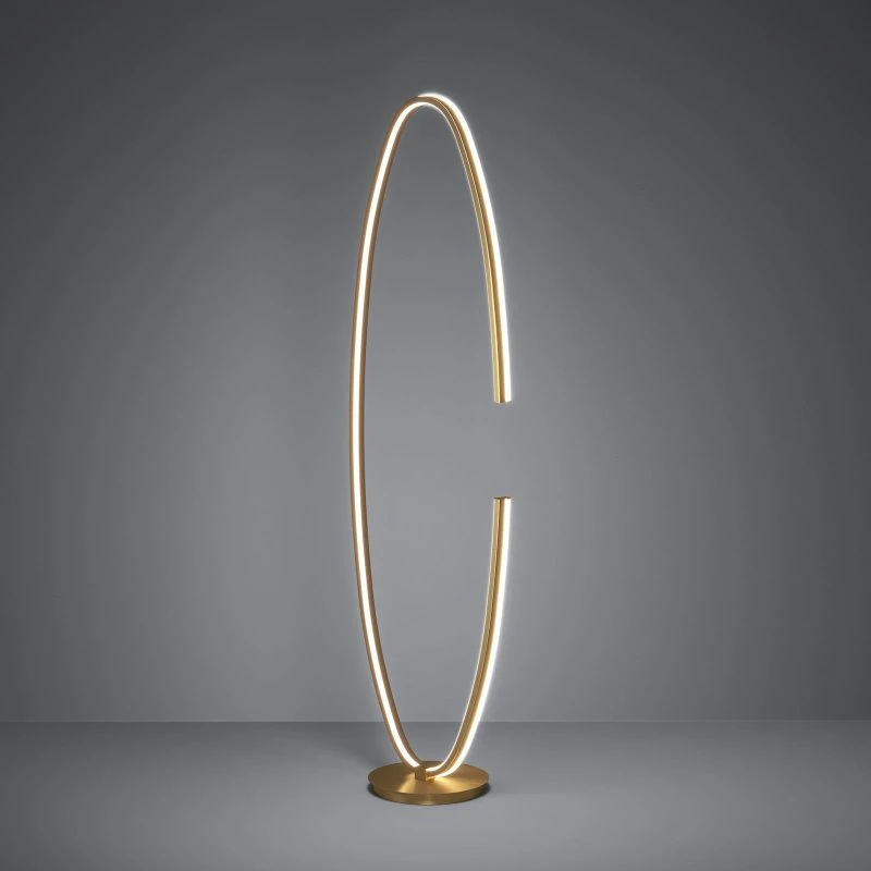 Lámpara de pie LED Bogado Stars of Light, dorada, 143 cm, CCT atenuable