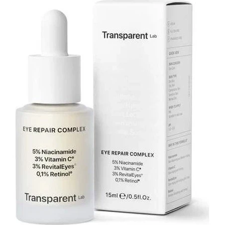 Transparent Lab Eye Repair Complex Sérum Antiedad Contorno de Ojos 15ml