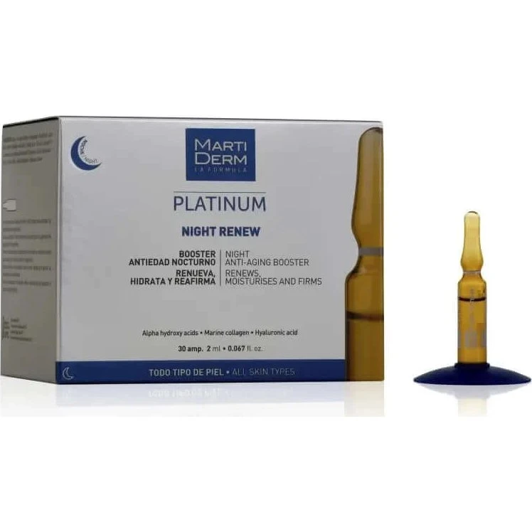 Martiderm Platinum Night Renew Ampollas 30 x 2ml