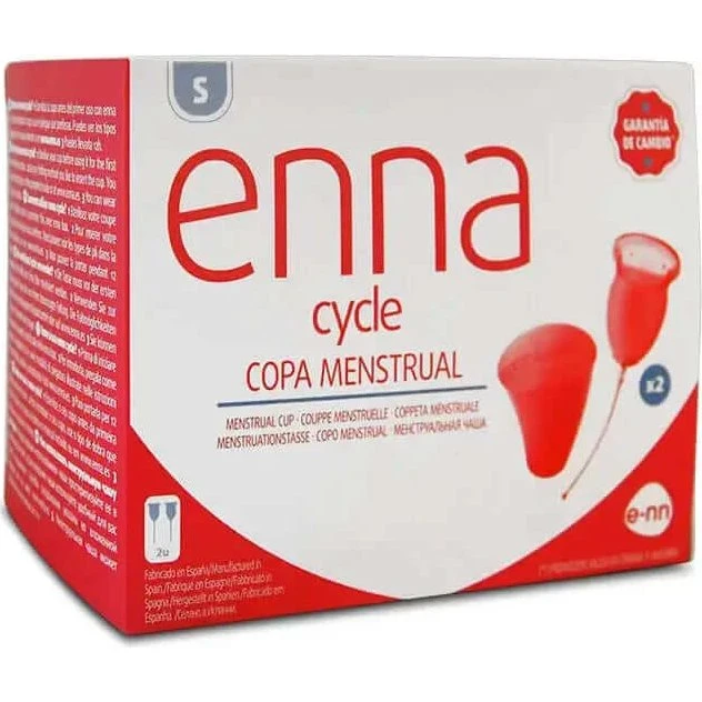 Enna Cycle Copa Menstrual Sin Aplicador, Talla S