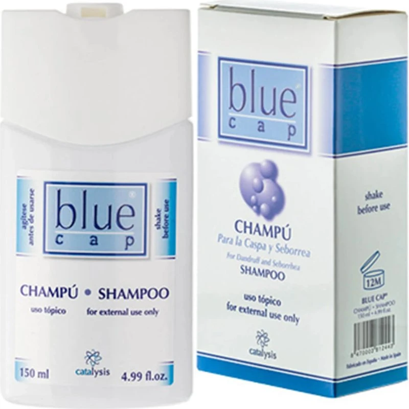 Blue Cap Champú para Psoriasis, Caspa y Dermatitis - 150 ml