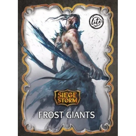 Siege Storm: Frost Giants - Expansión de Juego de Cartas