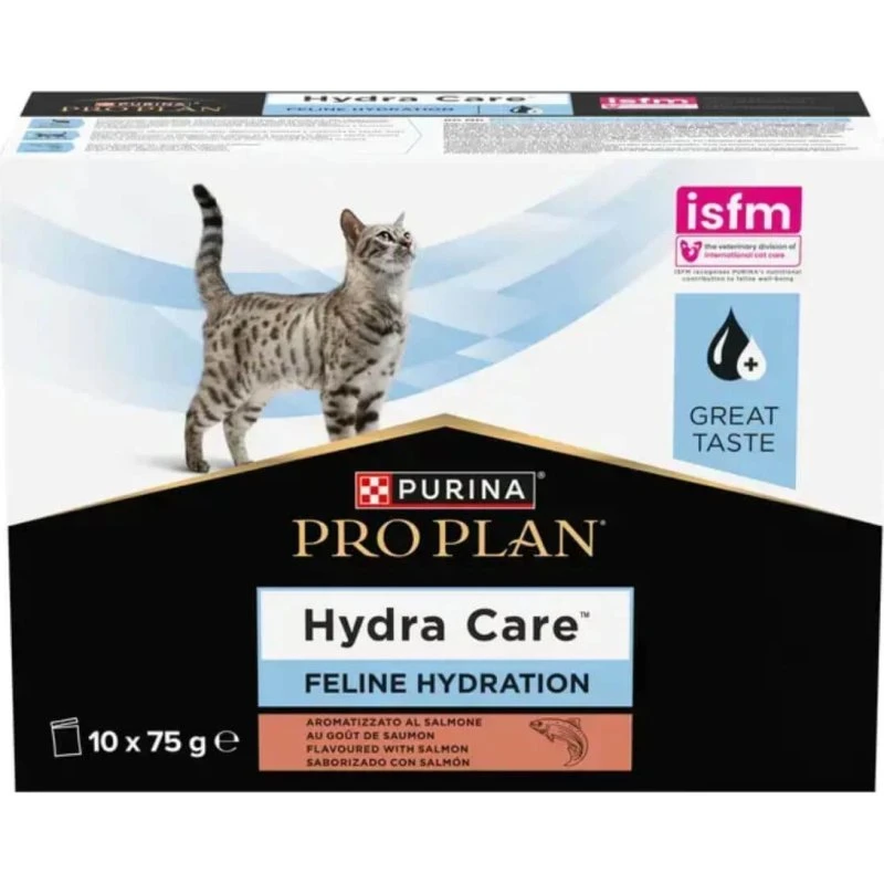 Purina Pro Plan Hydra Care Salmón Comida Húmeda para Gatos 75g x 10