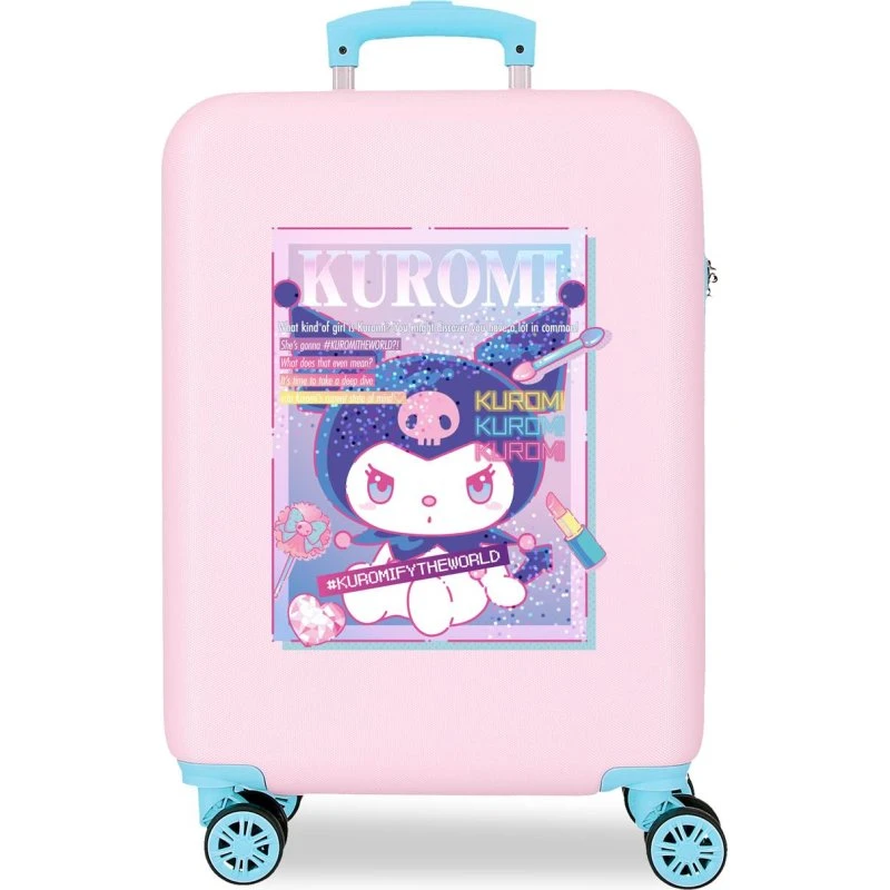 Maleta Trolley ABS Kuromi Current Mood Rosa 55cm