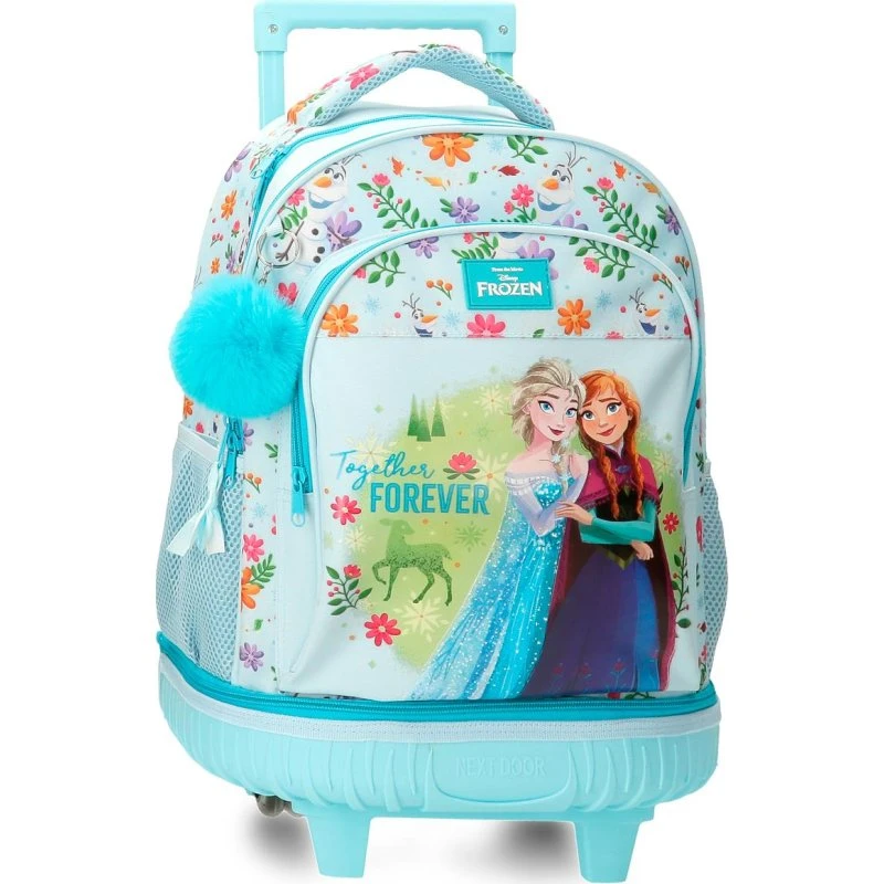 Mochila Compacta Disney Frozen Forever con Ruedas Desmontables