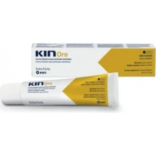 Kin Oro Crema Fijadora Para Prótesis Extra Fuerte 40ml