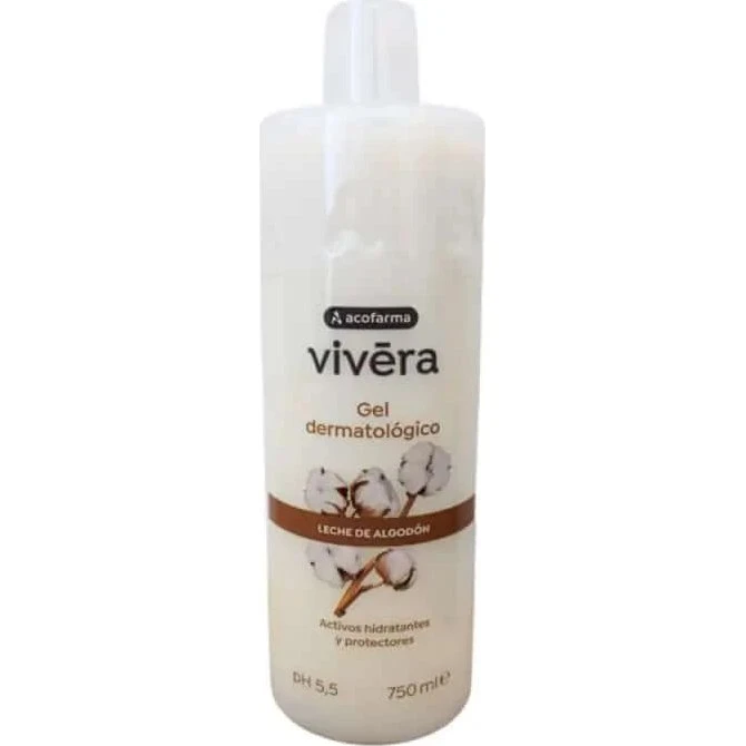 Vivera Gel de Ducha Leche de Algodón 750 ml