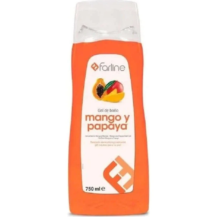 Farline Gel de Baño Mango y Papaya 750 ml