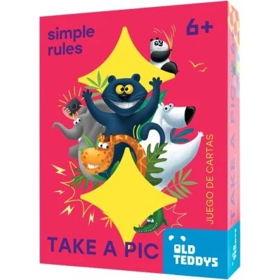 Take a Pic - Juego de cartas de safari fotográfico para niños