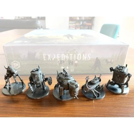 Maldito Games Expediciones: Pack de Mechs Metálicos