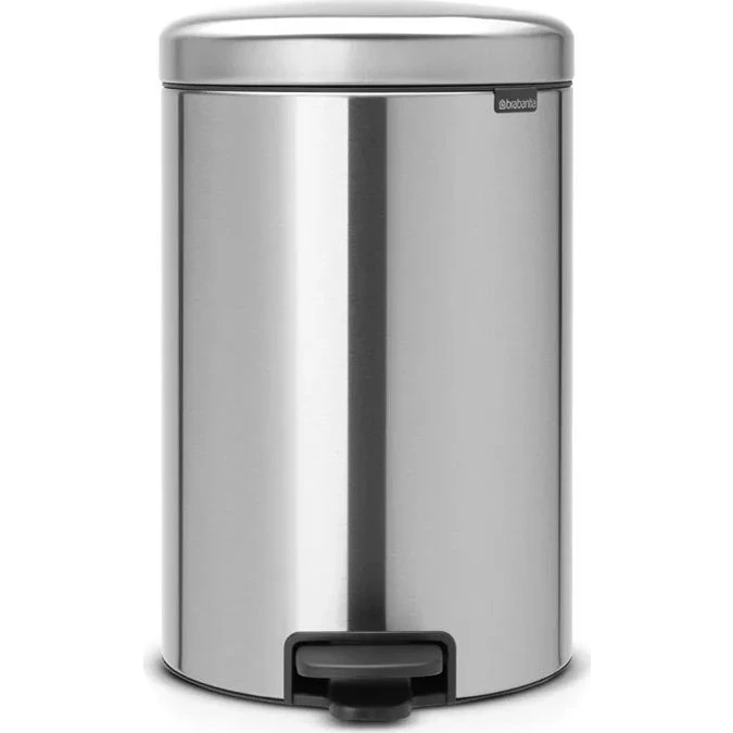 Brabantia Cubo de Pedal newIcon 20L Acero Mate Anti-huellas