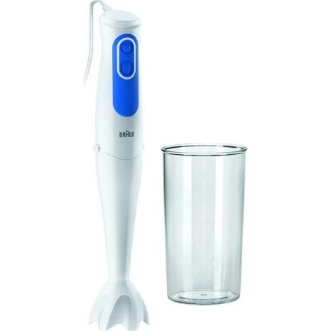 Braun Minipimer MQ3000WH Smoothie 700W Blanco/Azul 600 ml