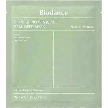 Biodance Mascarilla Refrescante Real Deep de Algas Marinas, 34 g
