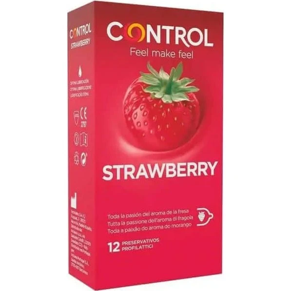 Control Preservativos Fresa 12 Unidades