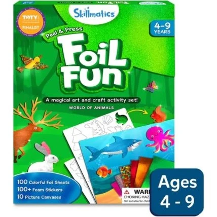 Foil Fun: Mundo animal - Juego de actividades creativas